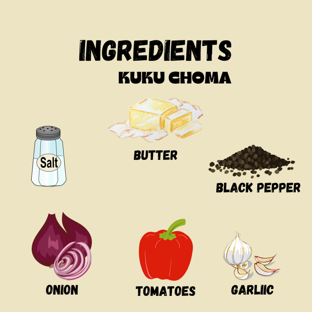 ingredients for kuku choma